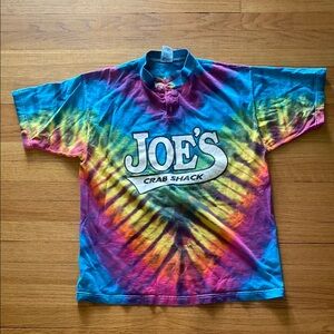 vintage Joe’s Crab Shack Destin Florida tie-dye t-shirt